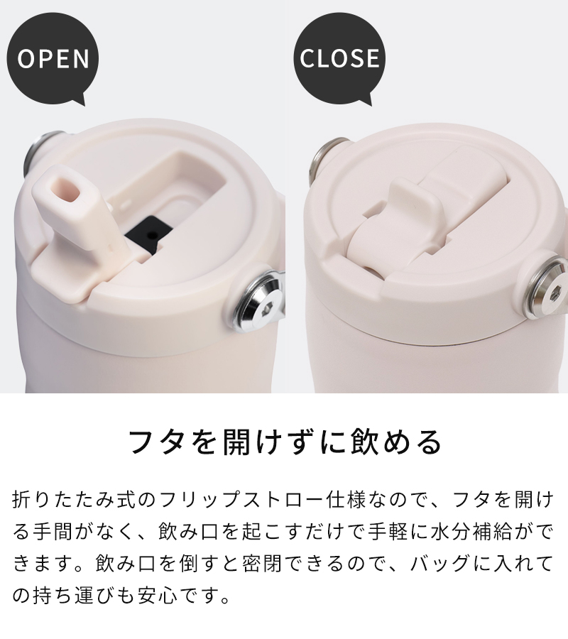 フタを開けずに飲める
