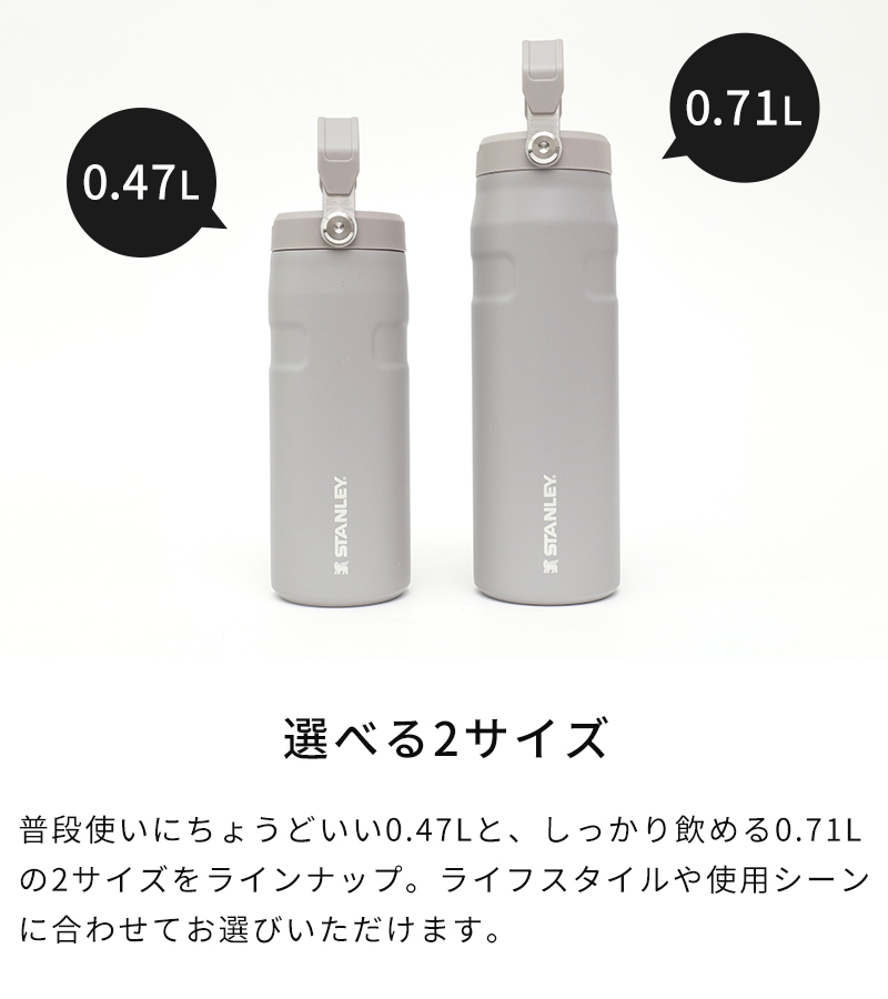 0.47L、0.71Lの2サイズ