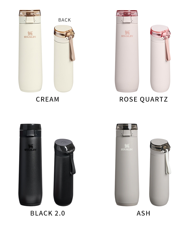 CREAM、ROSE QUARTZ、BLACK2.0、ASH