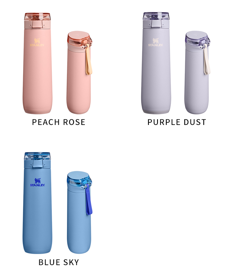 PEACH ROSE、PURPLE　DUST、BLUE SKY