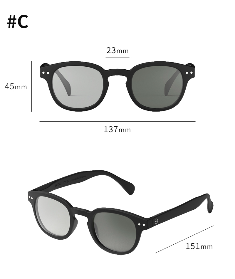 サングラス 調光 イジピジ IZIPIZI SUN LIGHT ADAPTIVE #C #D #E レディース メンズ uvカット ボストン ウェリントン 度なし 伊達メガネ 軽量 おしゃれ ギフトの画像
