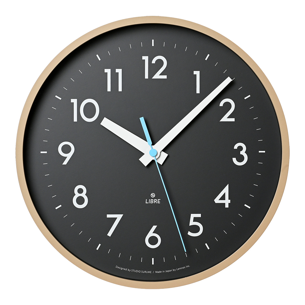 Lemnos（レムノス） 掛け時計 LIBRE CLOCK SUR26-03 リブレ クロック