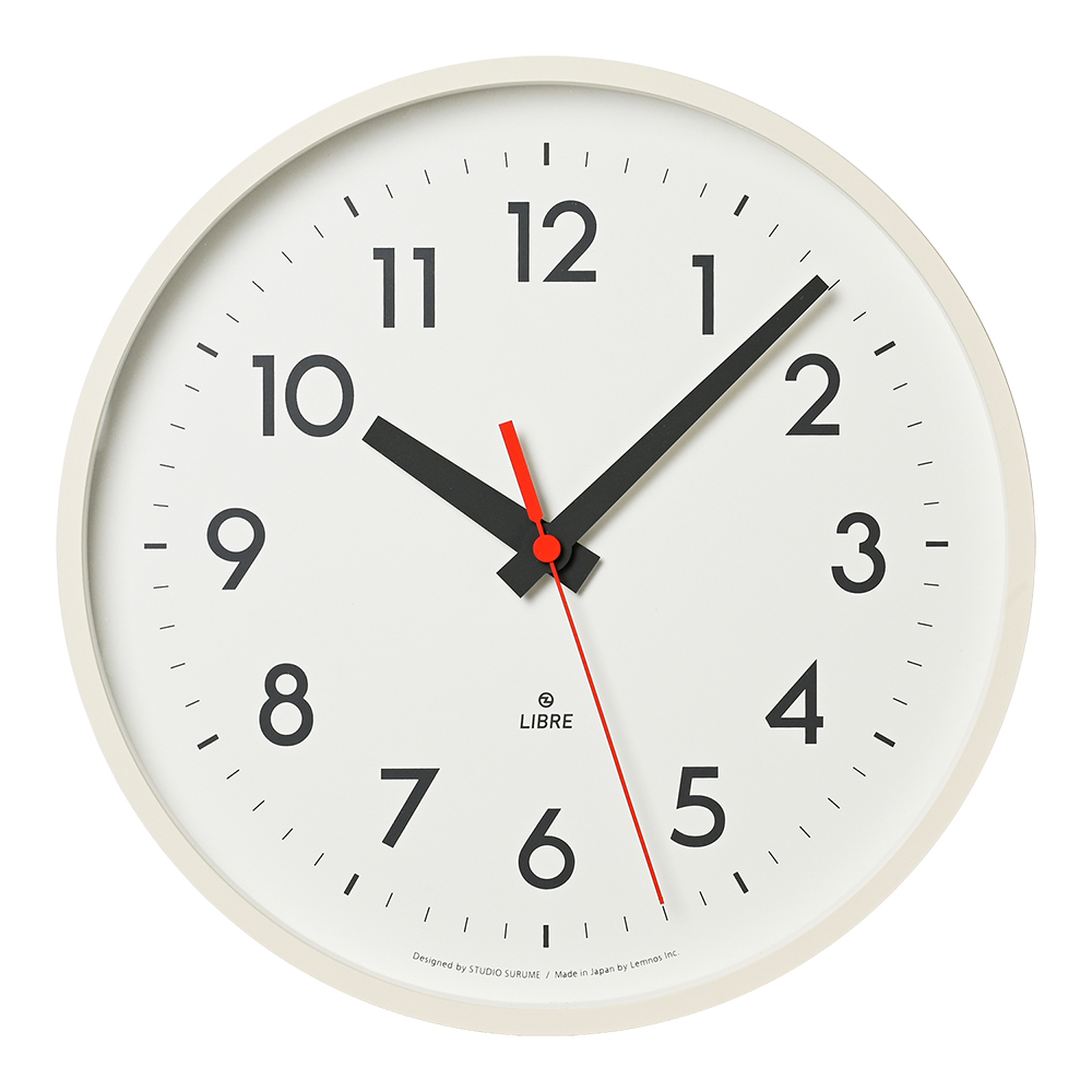 Lemnos（レムノス） 掛け時計 LIBRE CLOCK SUR26-03 リブレ クロック