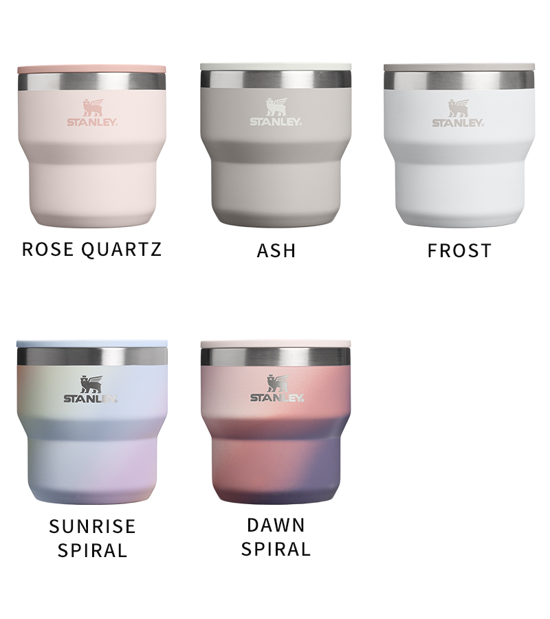 ROSE QUARTZ、ASH、FROST、SUNRISE SPIRAL、DAWN SPIRAL