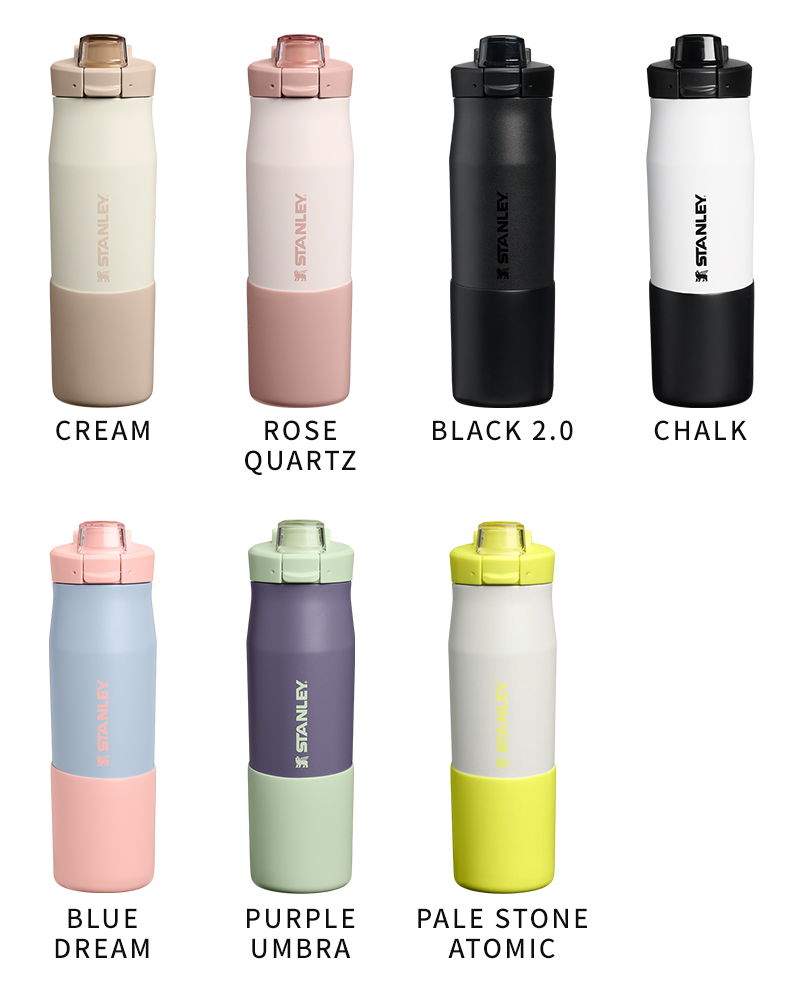 CREAM、ROSE QUARTZ、BLACK2.0、CHALK、BLUE DREAM、PURPLE UMBRA、PALE STONE ATOMIC