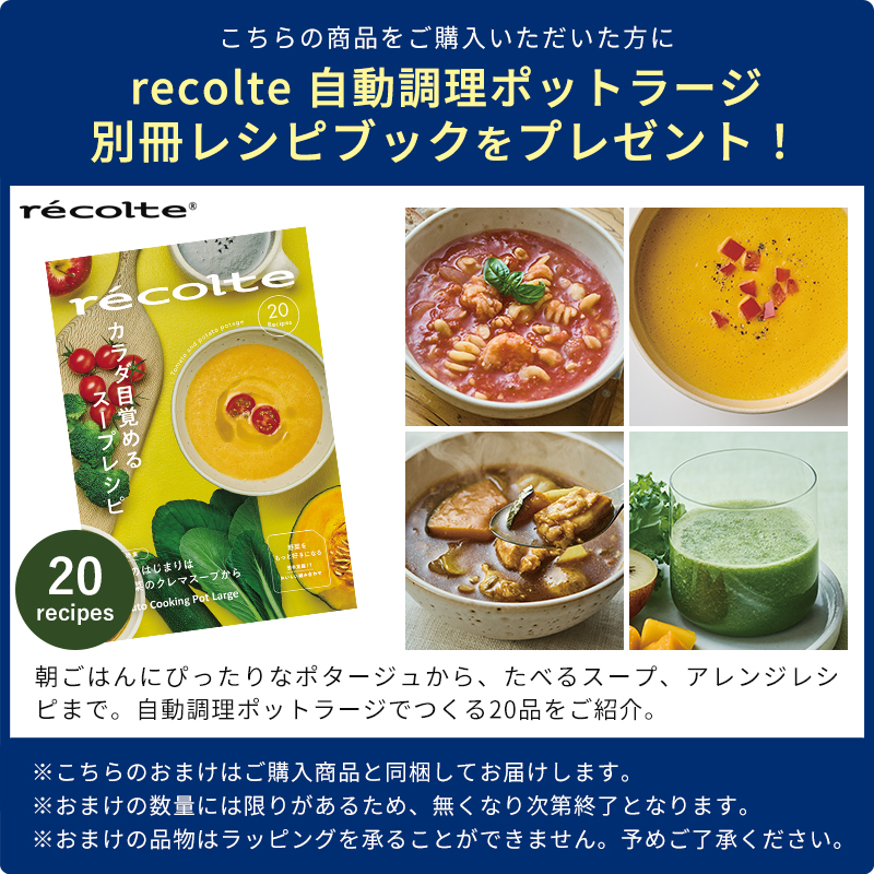 recolte（レコルト） スープメーカー 自動調理ポット ラージ RSY-3 大