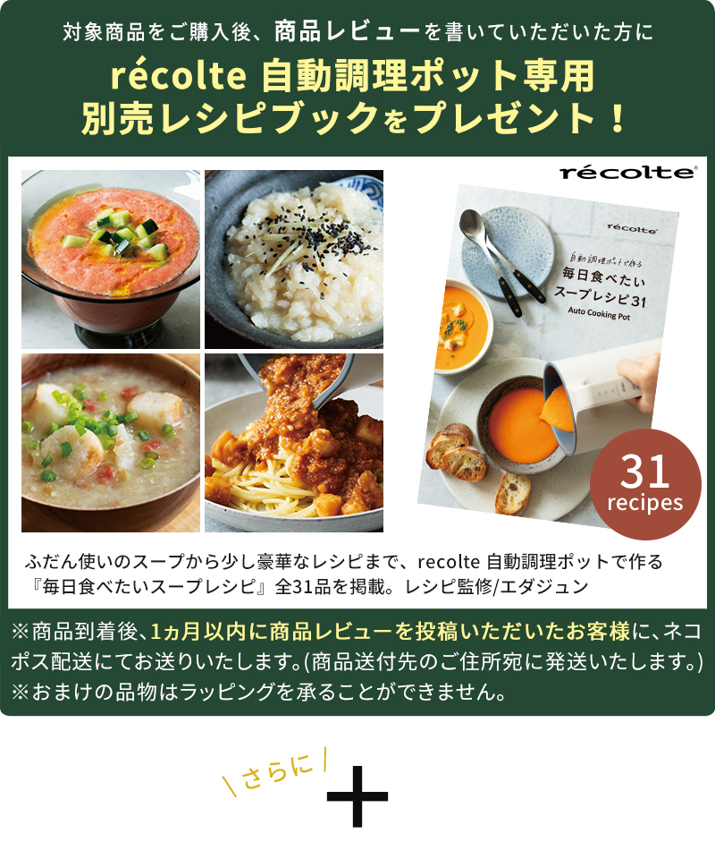 レビューで別売りレシピ