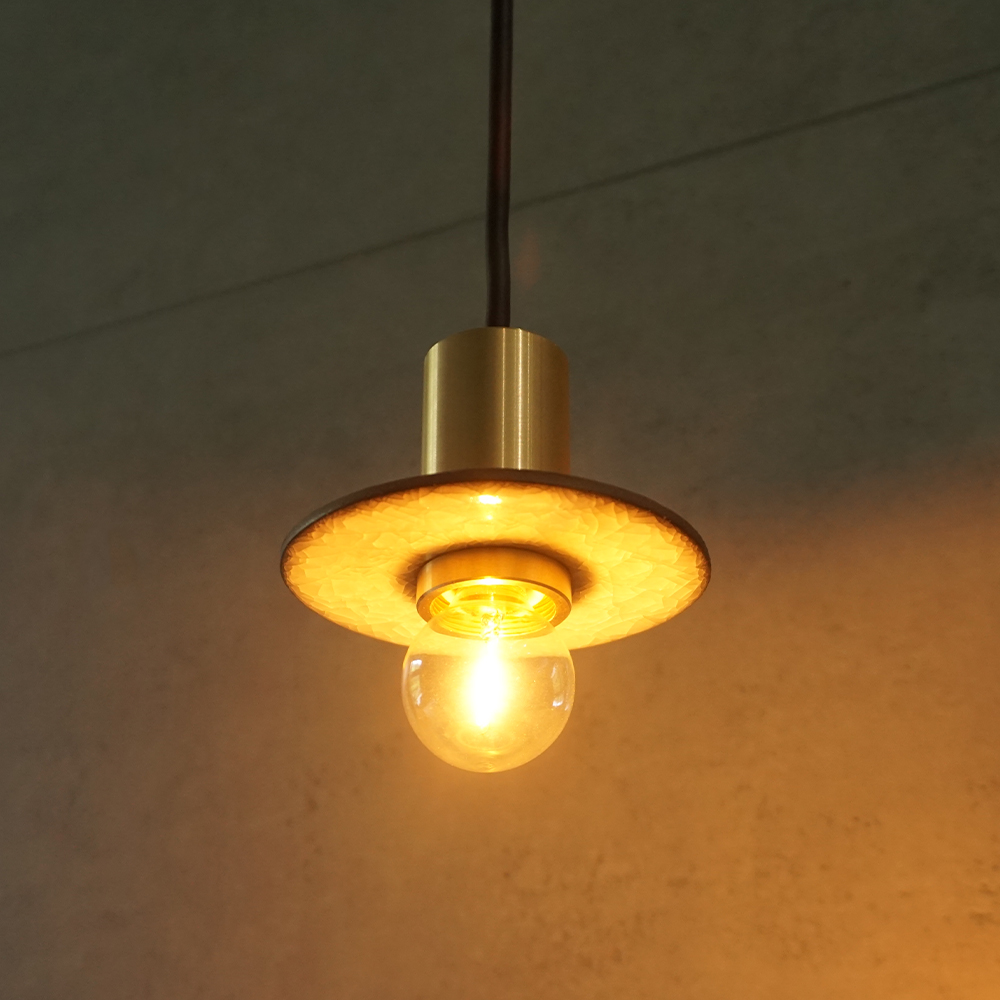 予約販売品】Ljus 氷裂貫入-M CTSH LIGHT,E17照明,真鍮,ライト