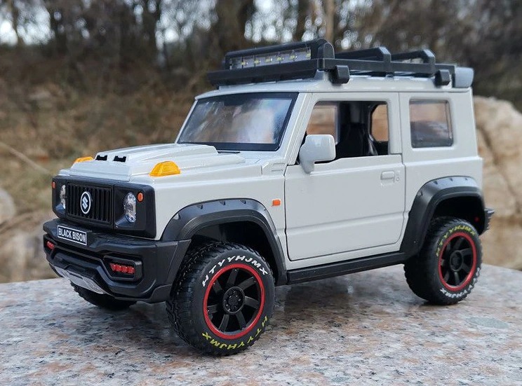 W202252ミニカー -おもちゃ スズキ ジムニー 1:18スケール 子供