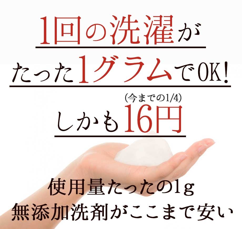 洗濯洗剤 無添加 合成界面活性剤不使用 粉 粉末洗剤 アトピー