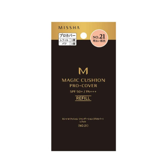 ミシャ M【国内正規品】【レフィル：プロカバー】クッション ファンデーション 韓国コスメ | MISSHA | 01