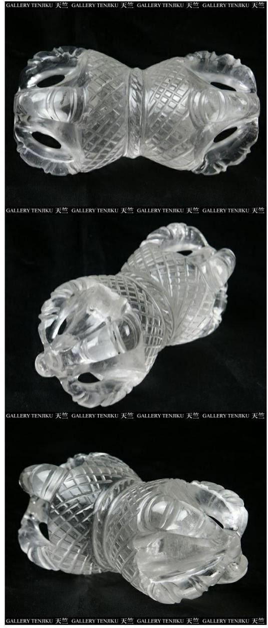 水晶ヴァジュラa（五鈷杵） : 仏像仏画チベット美術卸の天竺堂 - 通販