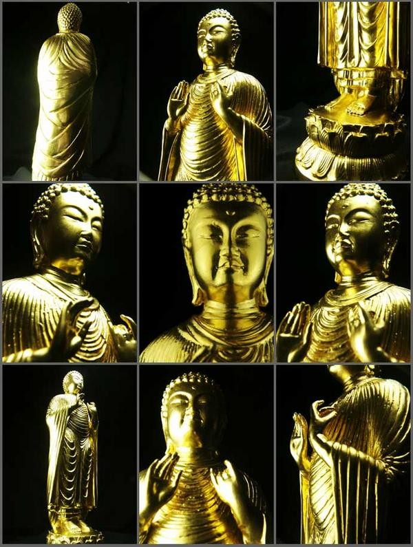 M▽釈迦如来像 立像 白磁 仏像 (38118) 中古】M▽釈迦如来像 立像 白磁 仏像 (38118)（M▽釈迦如来像 立像