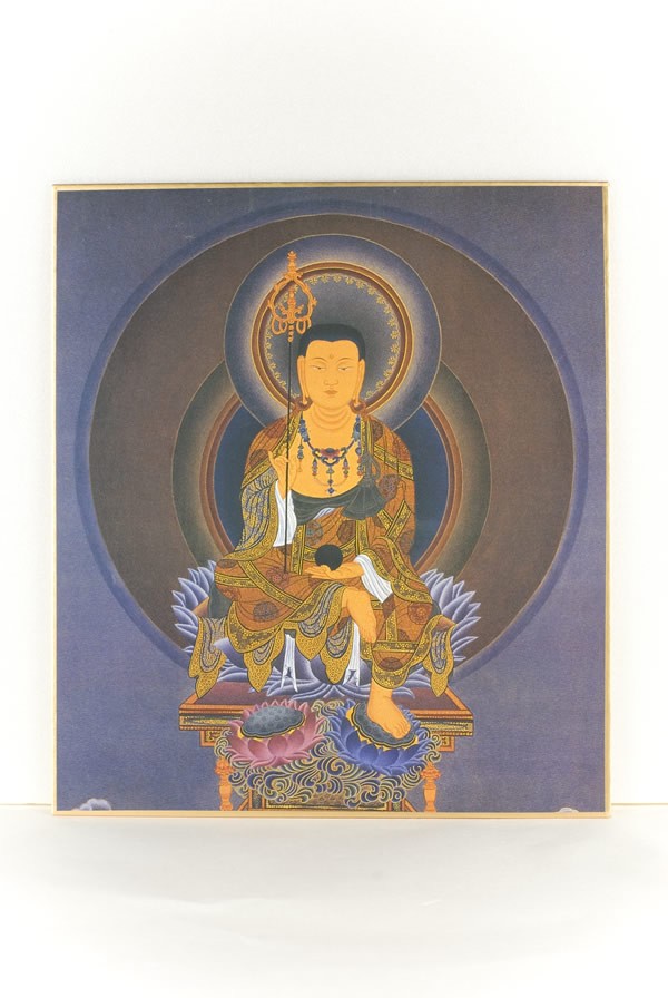 仏画色紙 地蔵菩薩 : 仏像仏画チベット美術卸の天竺堂 - 通販 - Yahoo