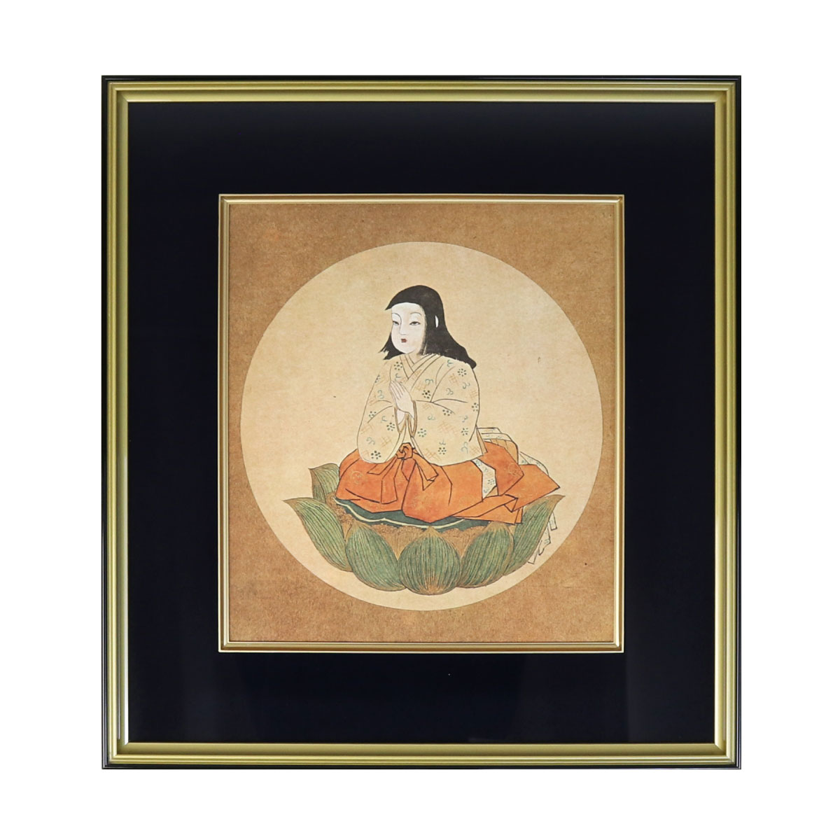 仏画色紙 額入り 稚児大師 額 色紙額 : 御朱印帳の高野山法徳堂 - 通販