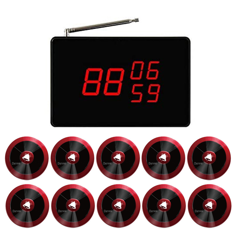 呼び出しチャイム 呼んでる君 送信ボタン6個セット テーブルチャイム レストラン 飲食店 呼び出しチャイム ワイヤレスチャイム 10個 おしゃれ 3番号表示