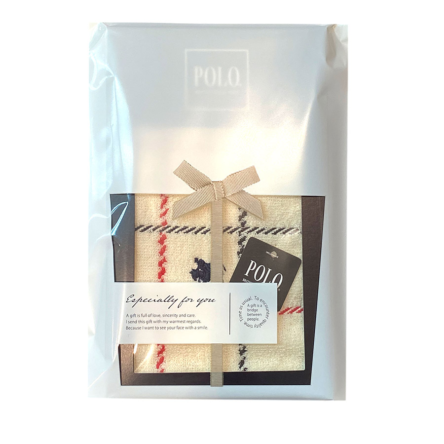 POLO BCS ポロ 紳士 タオルハンカチ メンズ 綿100％ 箱入り