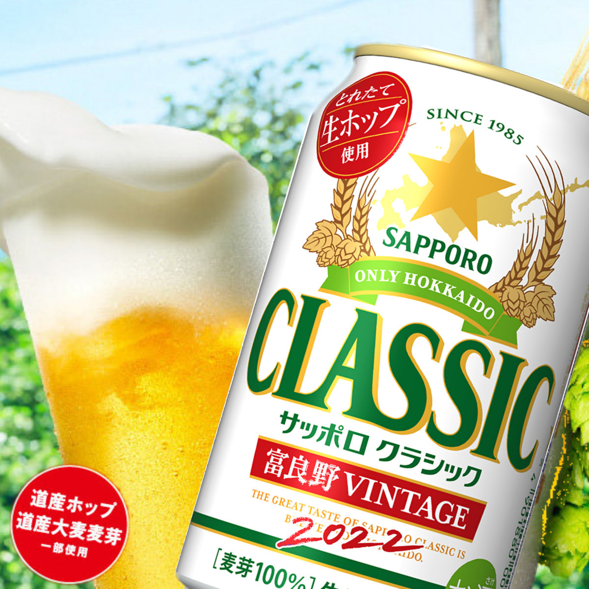 北海道 ビール サッポロ クラシック ビール ３５０ml缶/２４入り １箱
