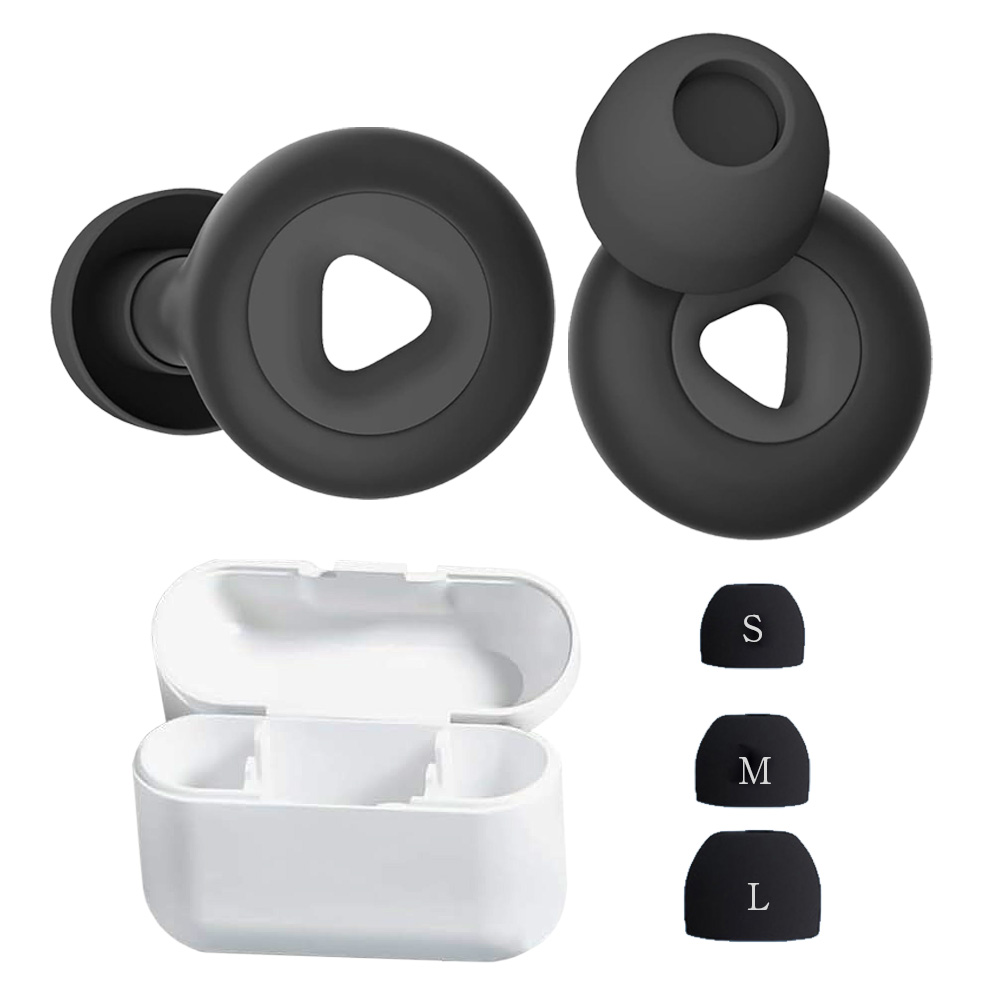 耳栓 シリコン 睡眠 ノイズキャンセリング 完全遮音 聴覚過敏 安眠