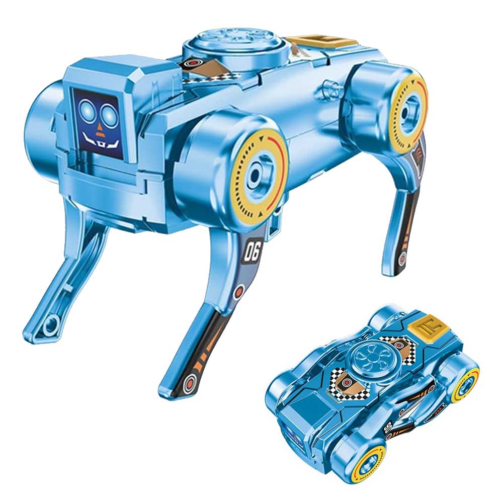 フィジェットトイ ハンドスピナー 変形ロボット玩具 ゼンマイ駆動犬
