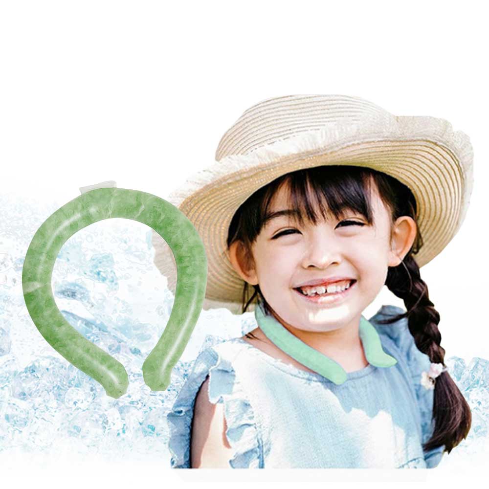 クールリング ネッククーラー 首 ひんやり 冷却 冷感 28℃ 自然凍結 長