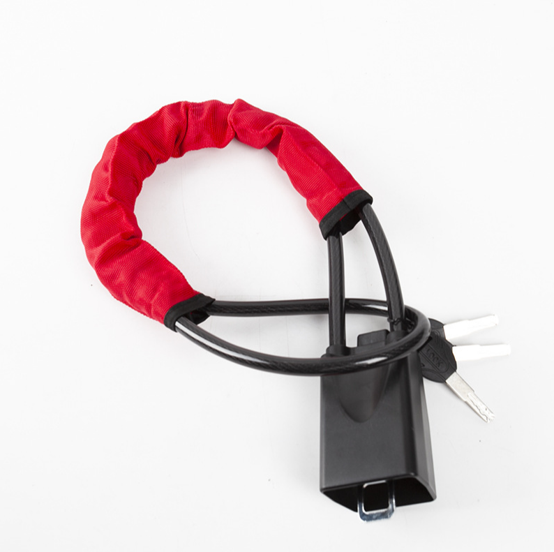 ハンドルロック 盗難防止 車 ワイヤー 防犯 ステアリングワイヤー