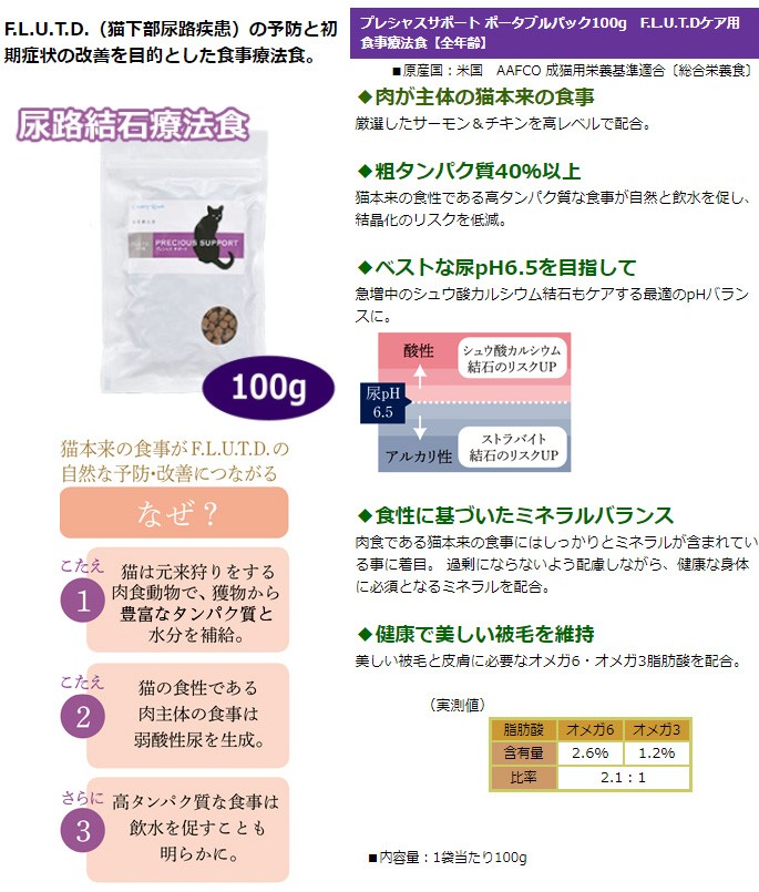 カントリーロード プレシャスサポートポータブル100g 新粒形状：ハート