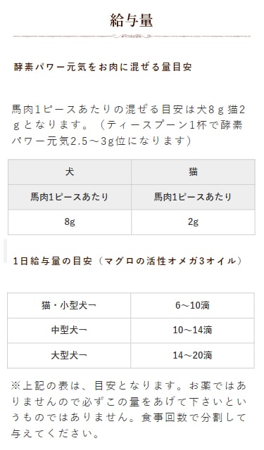 酵素パワー元気をお肉に混ぜる量目安