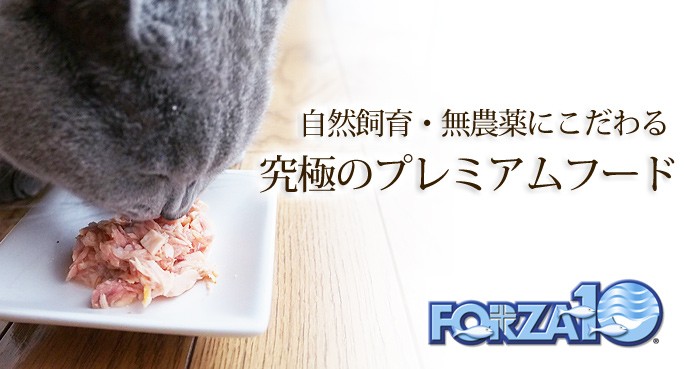 FORZA10（フォルツァディエチ） 猫用ナチュラルグルメ缶 ササミと