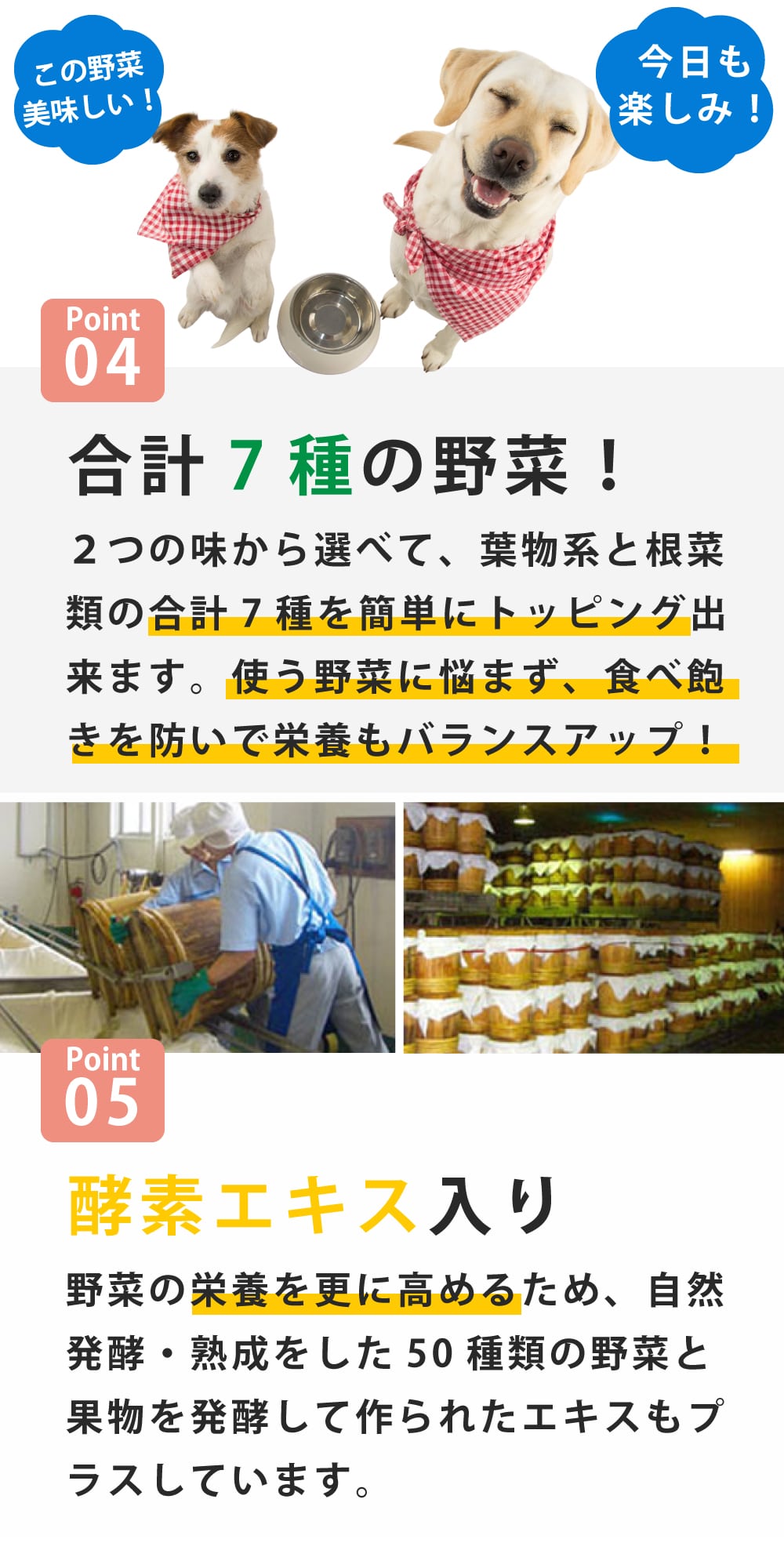 合計7種の野菜 発酵野菜エキス入り