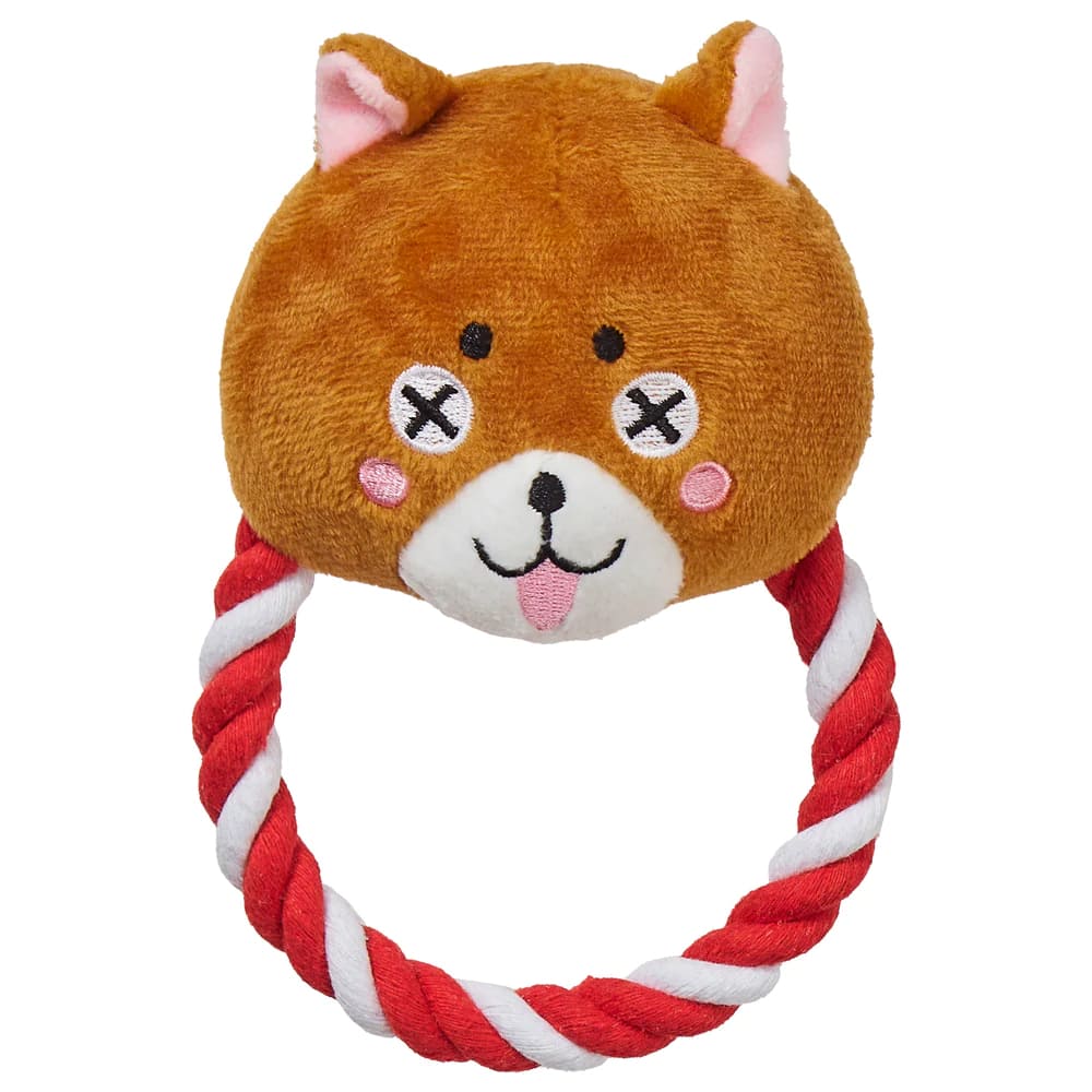 犬用おもちゃ プラッシュトイ ウィズロープ リング |  | 03