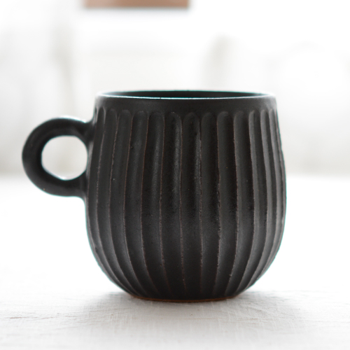 山田茂樹 しのぎ マグカップ 作家のうつわ 信楽焼 陶器 おしゃれ