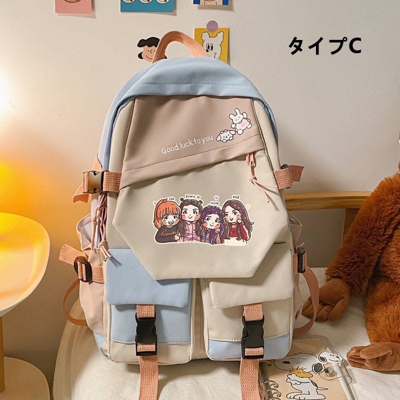 リュックサック ブラックピンク Blackpink バッグ イメージ キャラクター グッズ おしゃれ 可愛い 韓国風 Z レモン半分 通販 Yahoo ショッピング