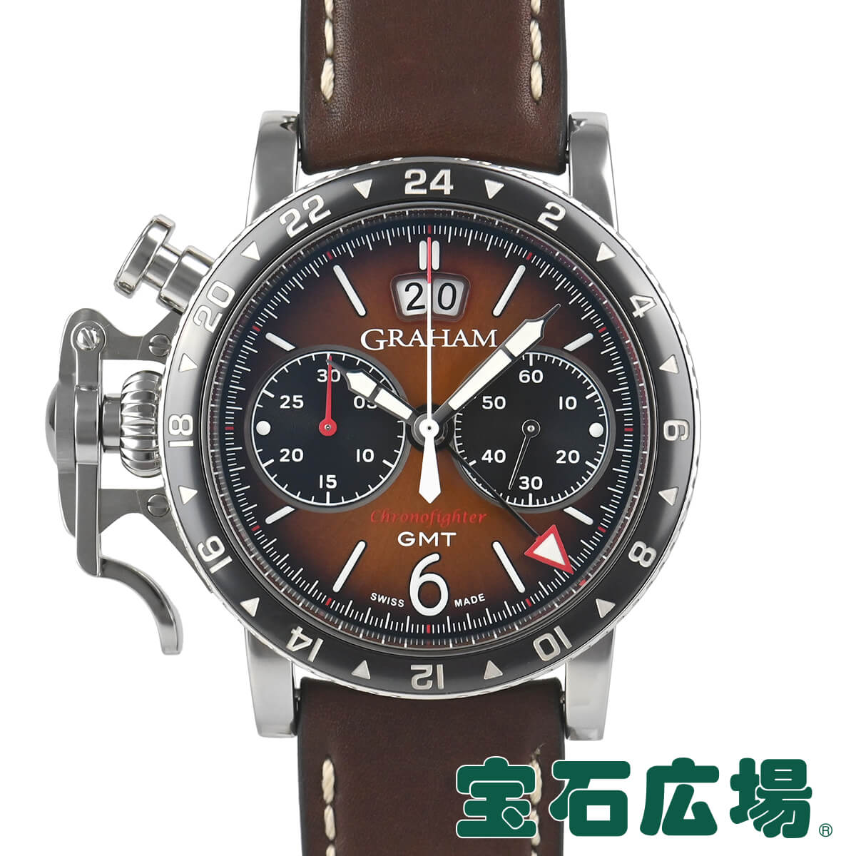 グラハム GRAHAM クロノファイター ヴィンテージ GMT 2CVBC.C01A.L126F 新品 メンズ 腕時計