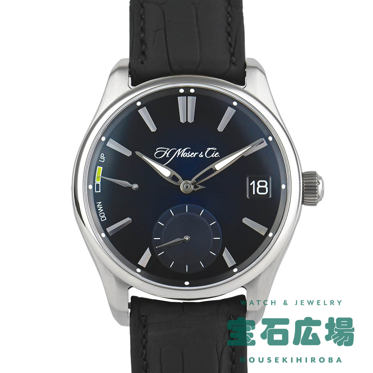 H.モーザー H.MOSER パイオニア パ―ペチュアルカレンダー 3800-1200 新品 メンズ 腕時計｜houseki-h