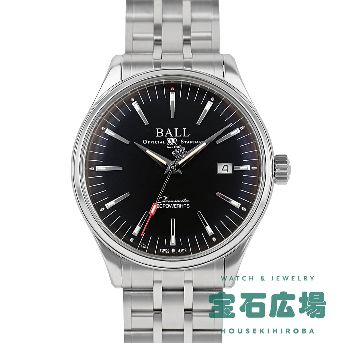 ボールウォッチ BALL WATCH トレインマスター マニュファクチュア80 NM3280D-S1CJ-BK 新品 メンズ 腕時計