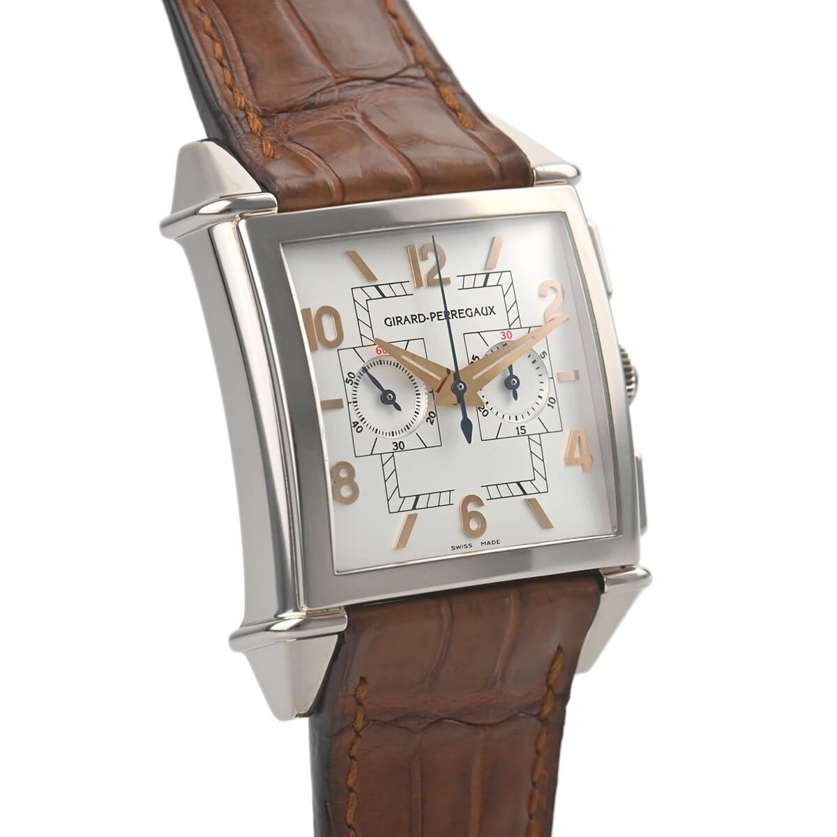 ジラール ペルゴ GIRARD PERREGAUX ヴィンテージ1945 クロノ 25820-53 