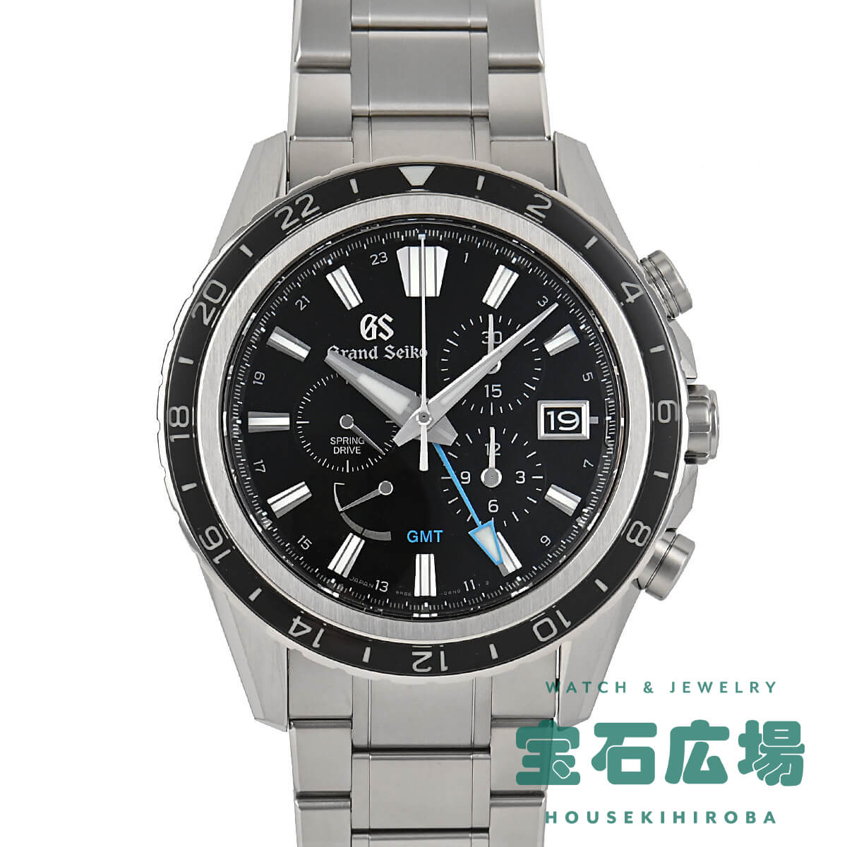 グランドセイコー エボリューション9コレクション マスターショップ限定 スプリングドライブ クロノグラフ GMT SBGC251 中古 メンズ