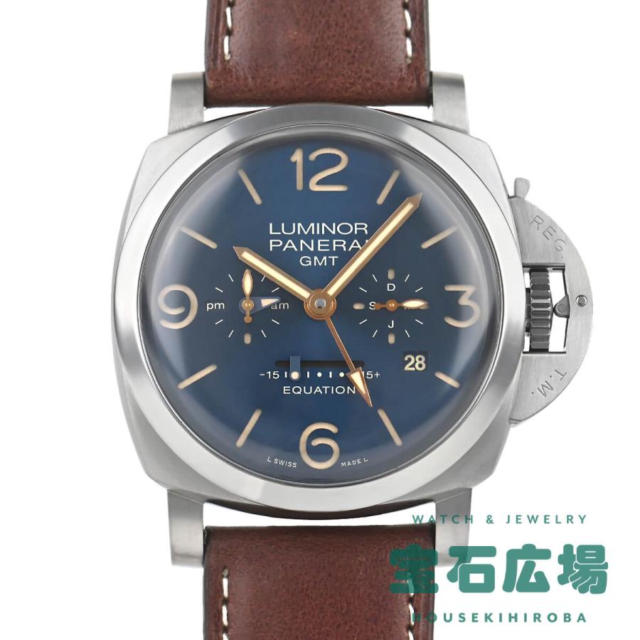 パネライ PANERAI ルミノール イクエーションオブタイム 8デイズ GMT チタニオ PAM00670 中古 メンズ 腕時計｜houseki-h