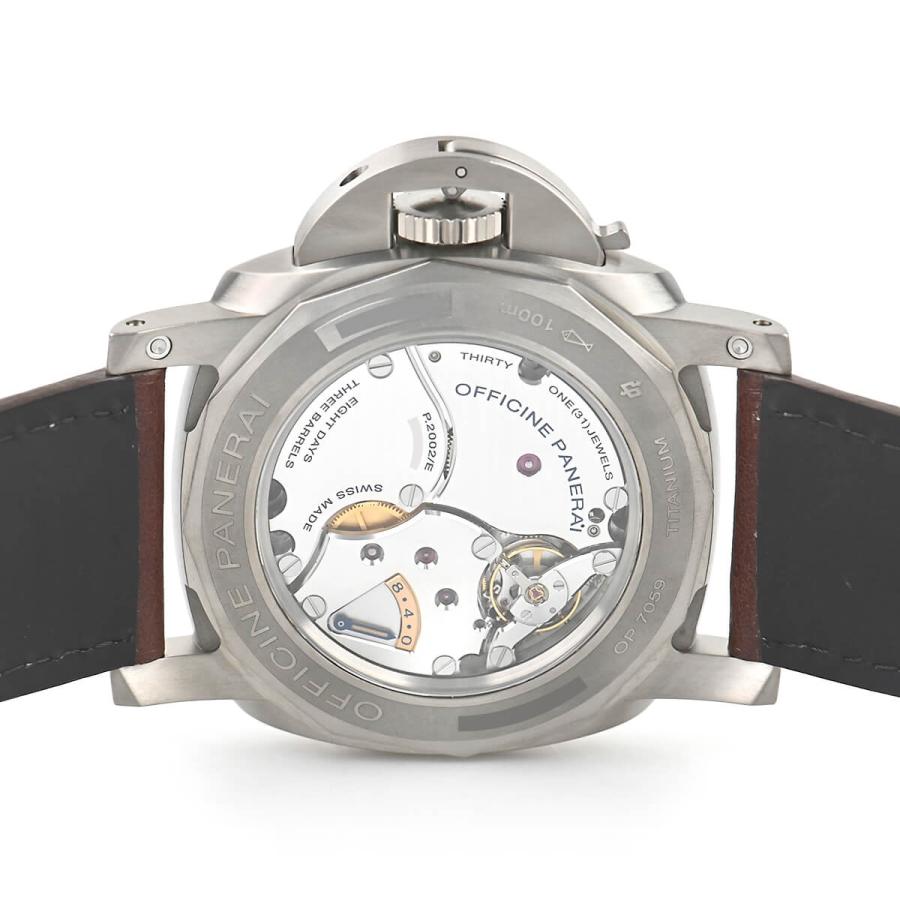 パネライ PANERAI ルミノール イクエーションオブタイム 8デイズ GMT チタニオ PAM00670 中古 メンズ 腕時計｜houseki-h｜05