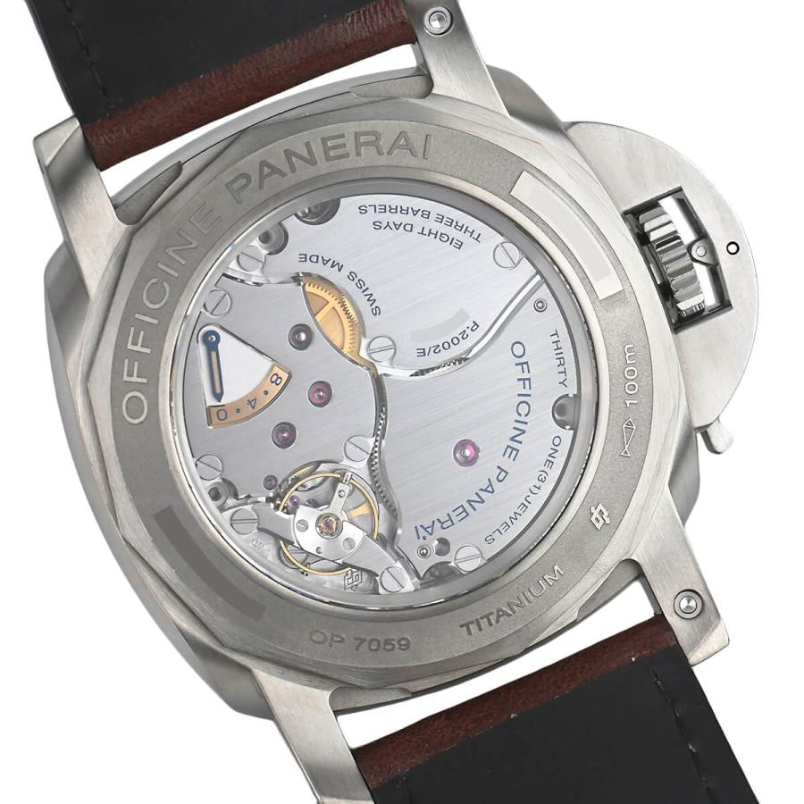 パネライ PANERAI ルミノール イクエーションオブタイム 8デイズ GMT チタニオ PAM00670 中古 メンズ 腕時計｜houseki-h｜07