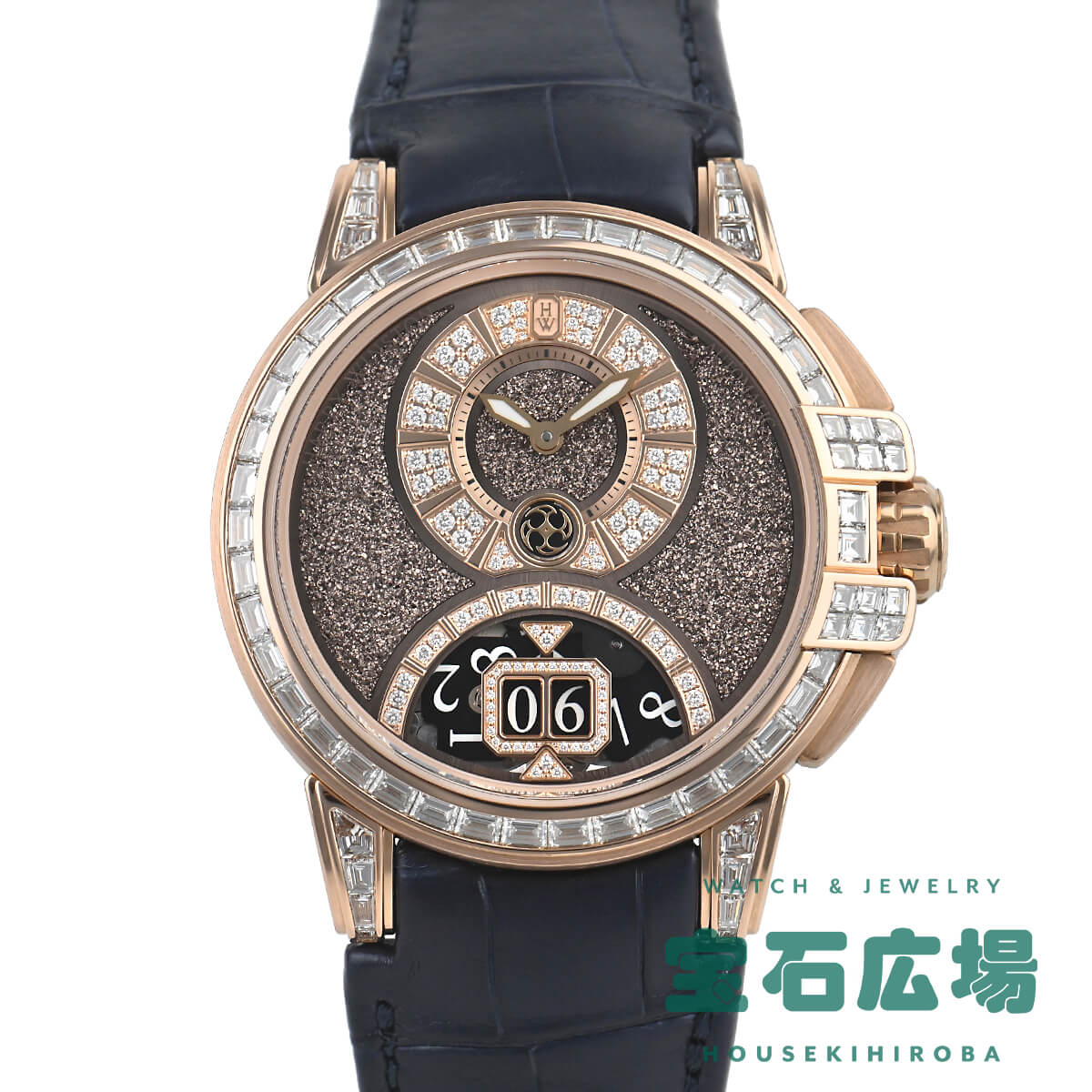 ハリー ウィンストン HARRY WINSTON オーシャン スパークリングビッグデイトオートマティック42mm 限定生産20本 OCEABD42RR003 中古 メンズ 腕時計｜houseki-h