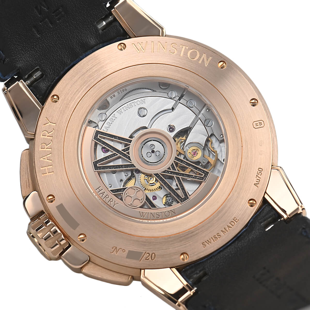 ハリー ウィンストン HARRY WINSTON オーシャン スパークリングビッグデイトオートマティック42mm 限定生産20本 OCEABD42RR003 中古 メンズ 腕時計｜houseki-h｜07