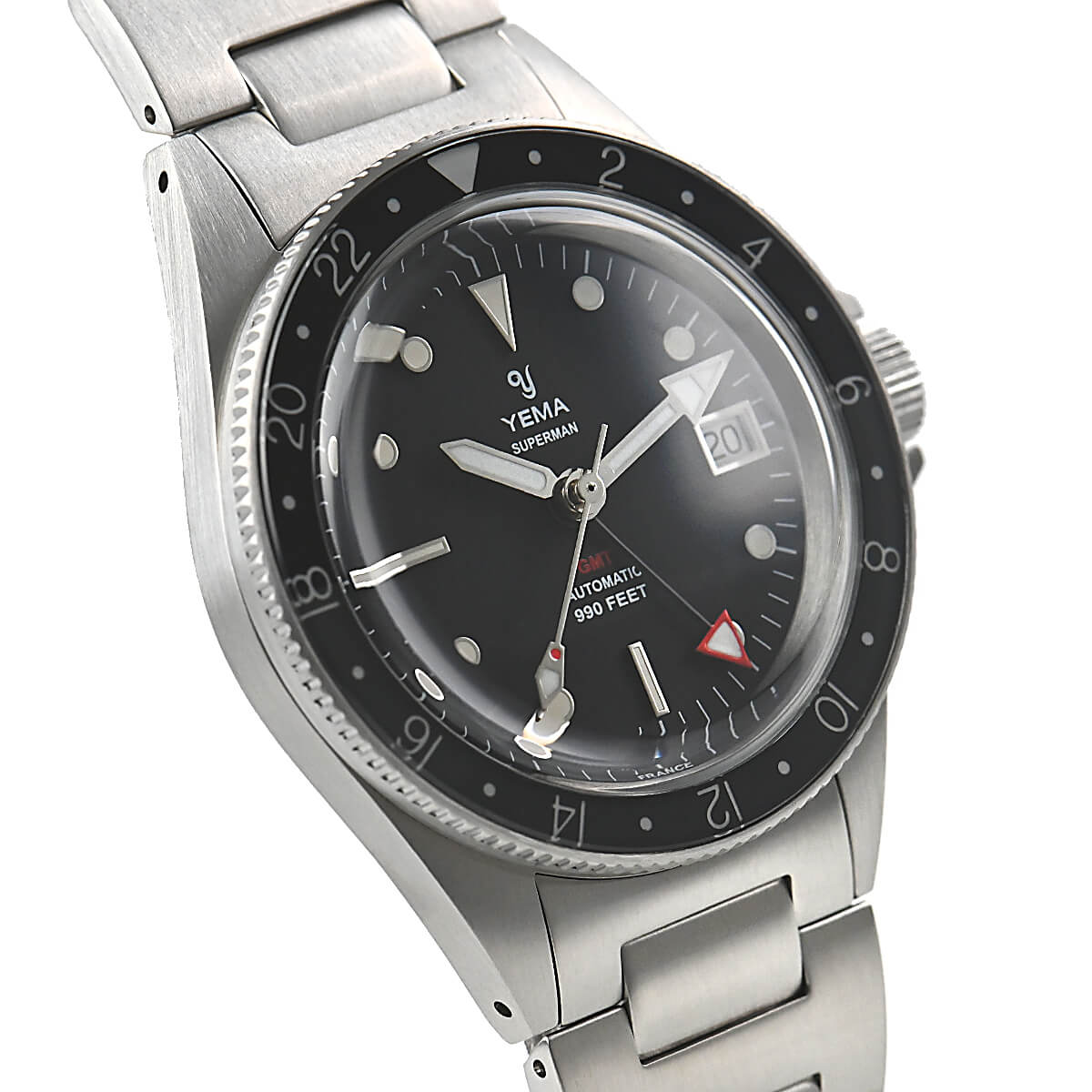 イエマ YEMA（中古） スーパーマン GMT 限定生産150本 YGMT2020C39-AMS 中古 メンズ 腕時計｜houseki-h｜03