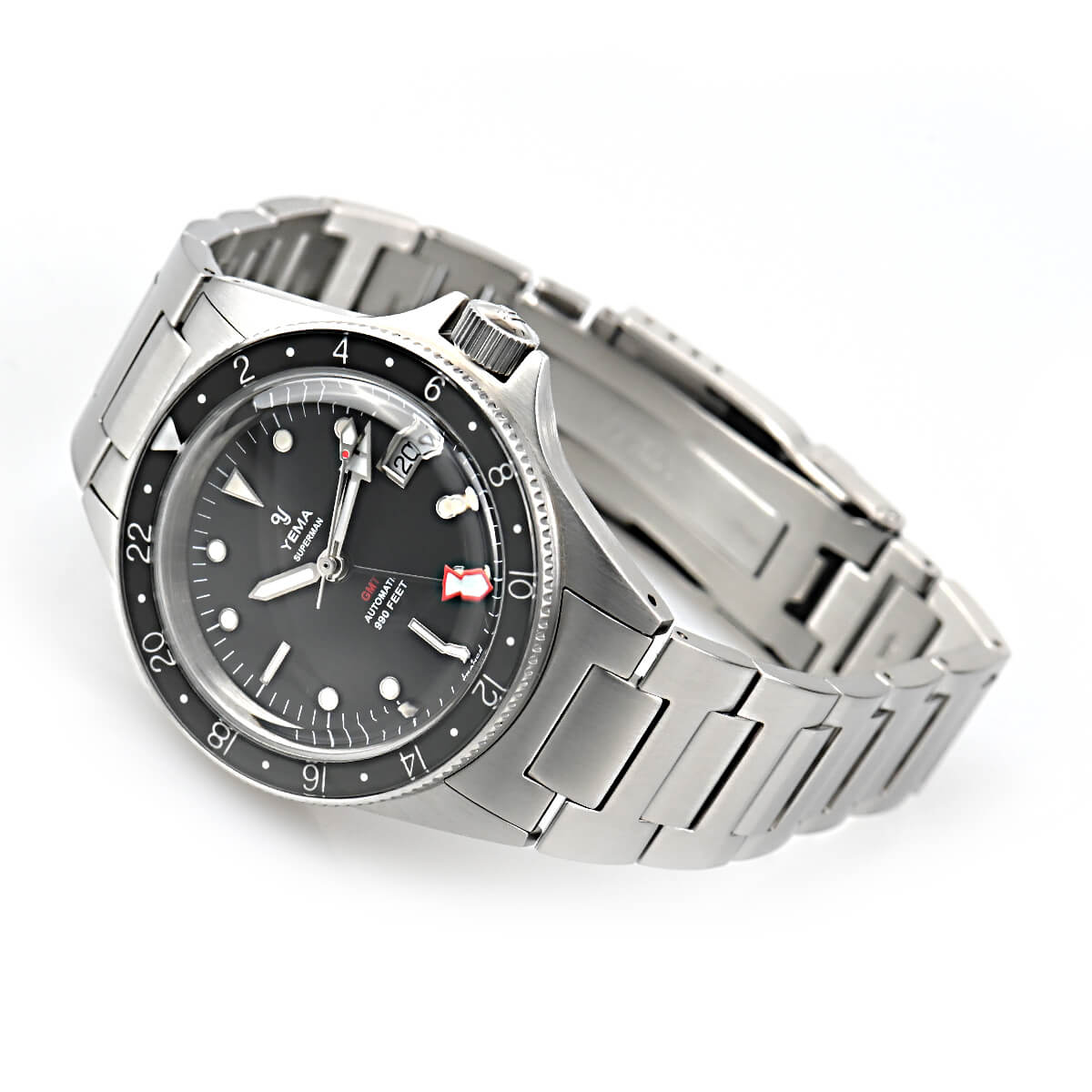 イエマ YEMA（中古） スーパーマン GMT 限定生産150本 YGMT2020C39-AMS 中古 メンズ 腕時計｜houseki-h｜04