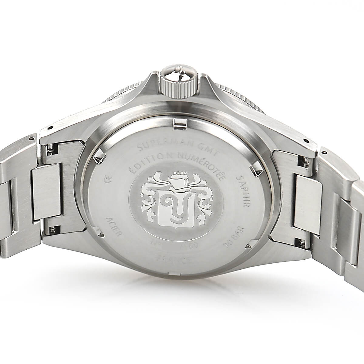 イエマ YEMA（中古） スーパーマン GMT 限定生産150本 YGMT2020C39-AMS 中古 メンズ 腕時計｜houseki-h｜05