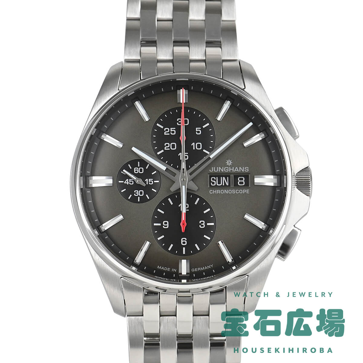 ユンハンス JUNGHANS マイスター S クロノスコープ 027/4023.45 中古 メンズ 腕時計｜houseki-h