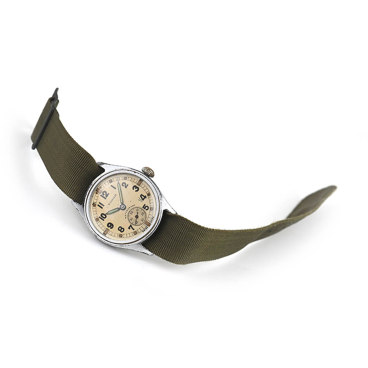 ティモール TIMOR ミリタリースモセコ イギリス陸軍  中古 メンズ 腕時計｜houseki-h｜04
