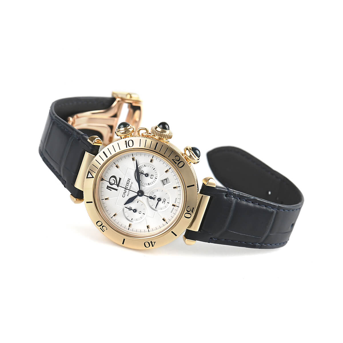 カルティエ Cartier パシャ ドゥ カルティエ クロノグラフ WGPA0017 中古 メンズ 腕時計｜houseki-h｜04