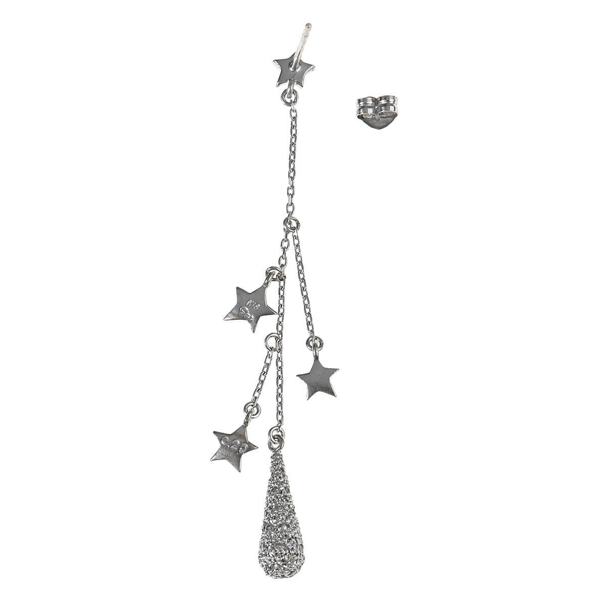 スタージュエリー STAR JEWELRY スター＆ティアドロップ パヴェダイヤ